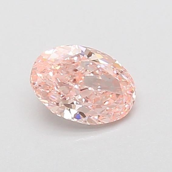 0.56 Ct. Fancy Vivid Pink Oval Lab Grown Diamond