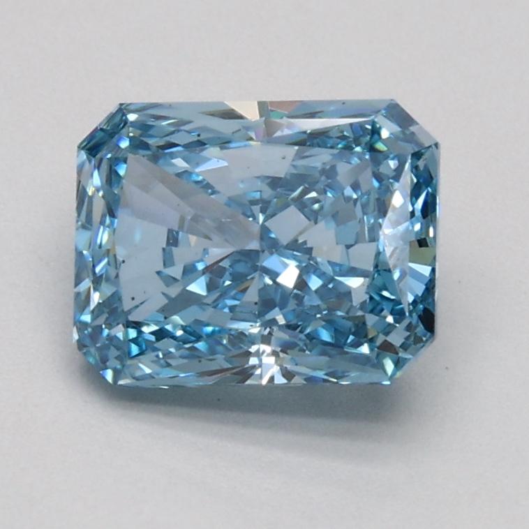 1.03 Ct. Fancy Vivid Blue Radiant Lab Grown Diamond