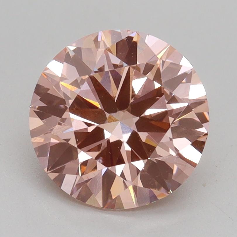 2.00 Ct. Fancy Intense Pink Round Lab Grown Diamond