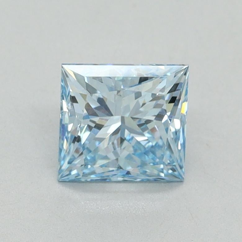 1.01 Ct. Fancy Intense Blue Princess Lab Grown Diamond