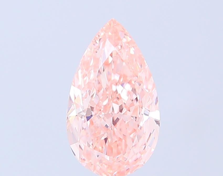 2.16 Ct. Fancy Intense Pink Pear Lab Grown Diamond