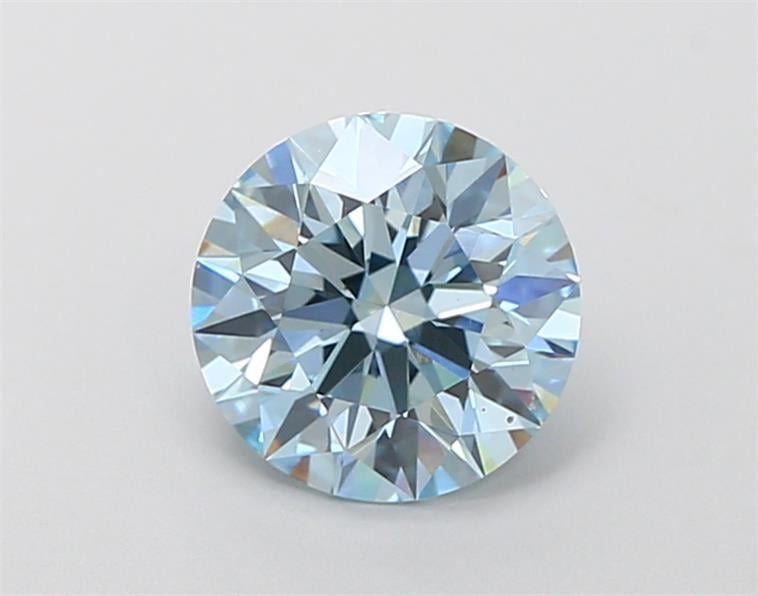 1.67 Ct. Fancy Intense Blue Round Lab Grown Diamond