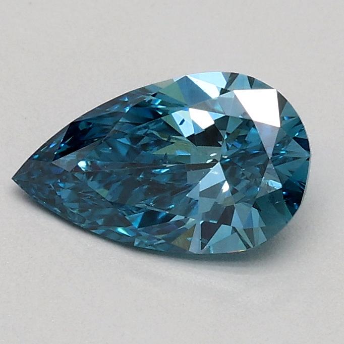 0.50 Ct. Fancy Vivid Blue Pear Lab Grown Diamond