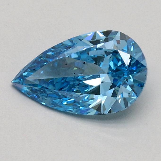 0.50 Ct. Fancy Vivid Blue Pear Lab Grown Diamond
