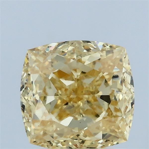 1.66 Ct. Fancy Intense Yellow Cushion Lab Grown Diamond