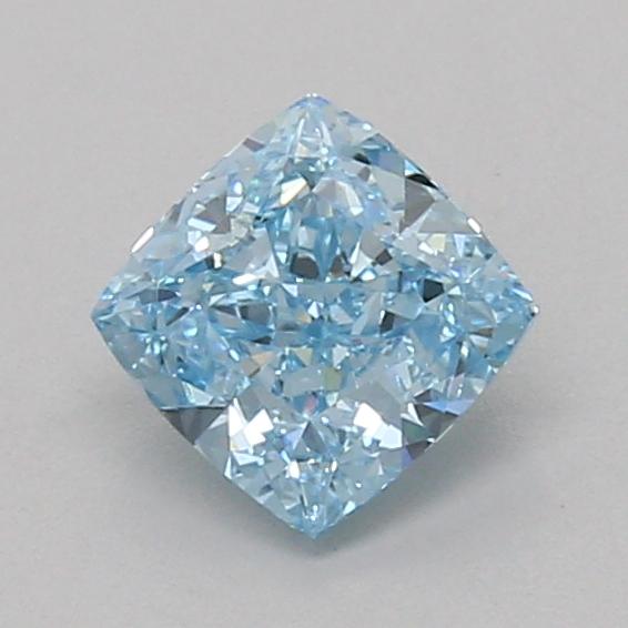 1.03 Ct. Fancy Vivid Blue Cushion Lab Grown Diamond