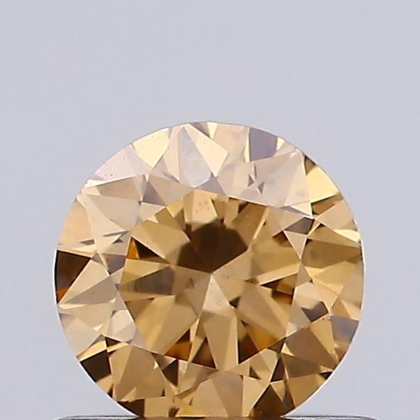 0.55 Ct. Fancy Brown Round Lab Grown Diamond