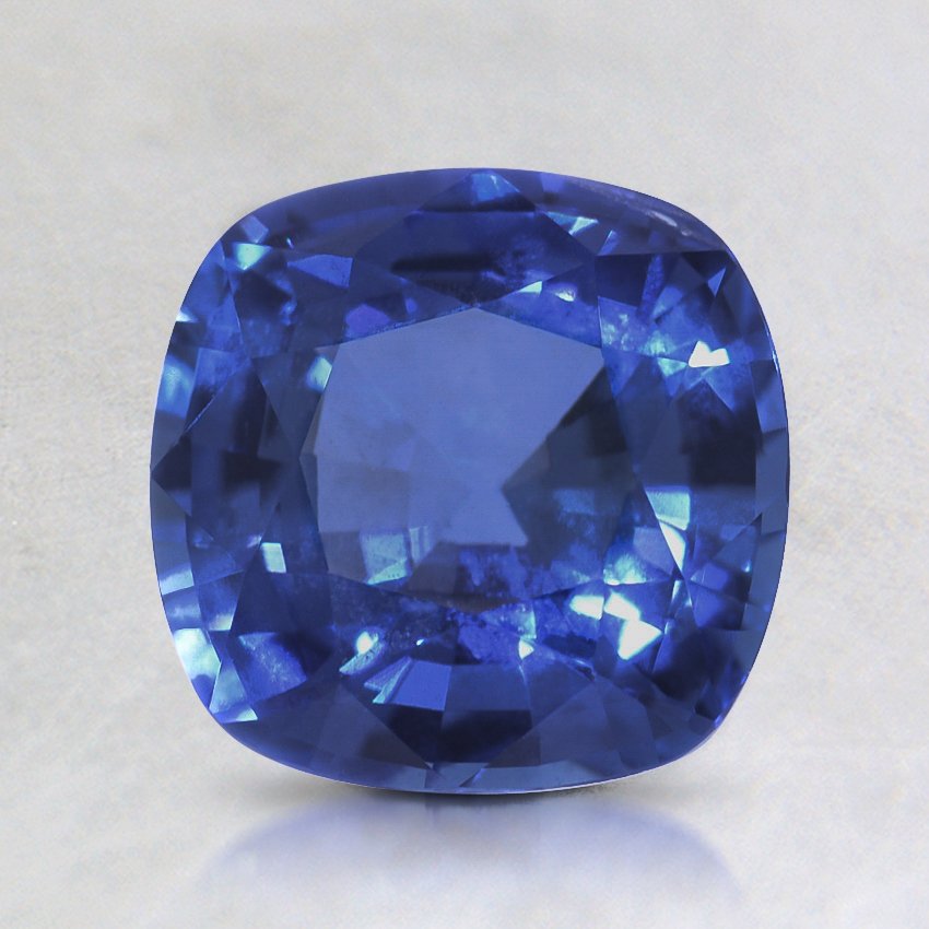 7mm Premium Blue Cushion Sapphire