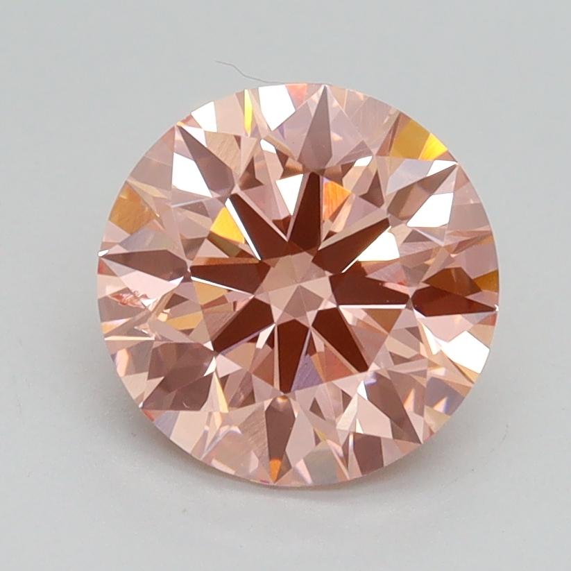 1.72 Ct. Fancy Intense Pink Round Lab Grown Diamond