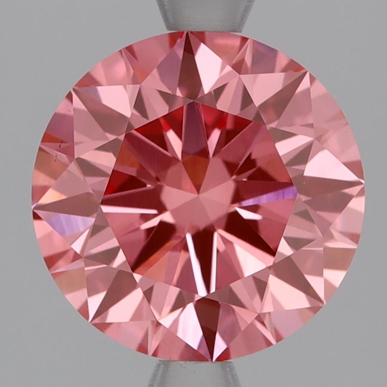 2.06 Ct. Fancy Vivid Pink Round Lab Grown Diamond