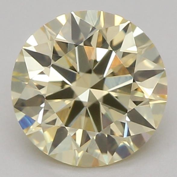 0.78 Ct. Fancy Yellow Round Lab Grown Diamond
