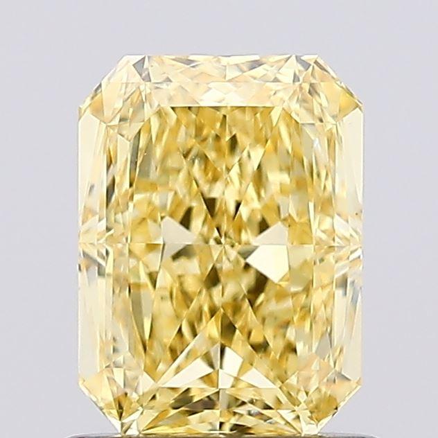 1.00 Ct. Fancy Vivid Yellow Radiant Lab Grown Diamond
