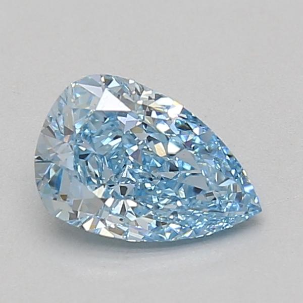 1.03 Ct. Fancy Vivid Blue Pear Lab Grown Diamond