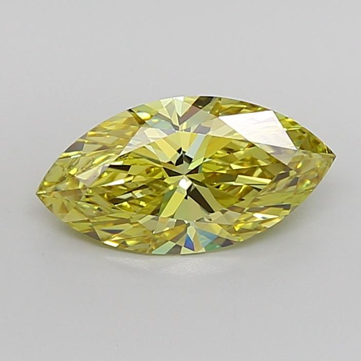 1.92 Ct. Fancy Intense Yellow Marquise Lab Grown Diamond