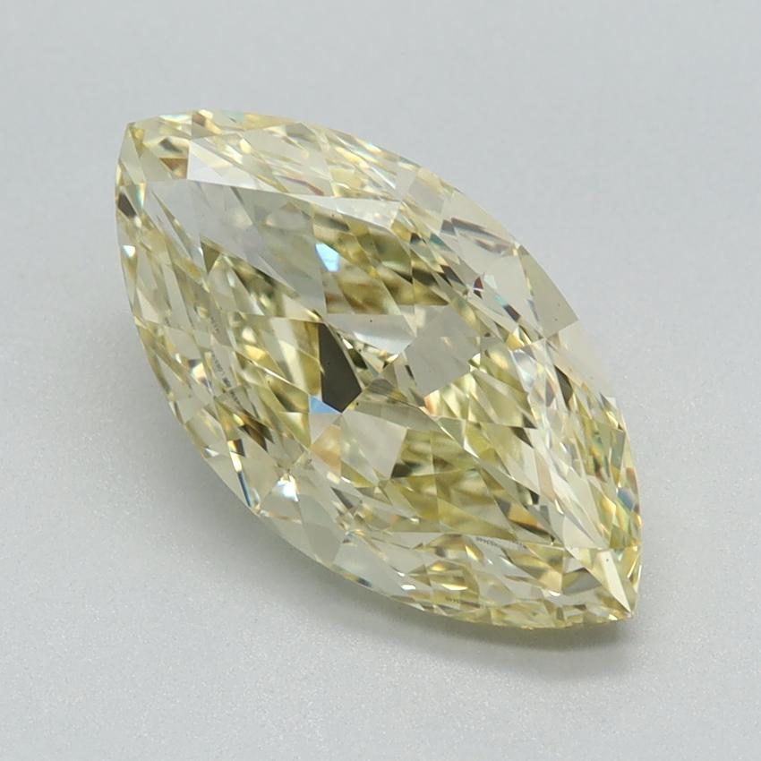 2.30 Ct. Fancy Intense Yellow Marquise Lab Grown Diamond