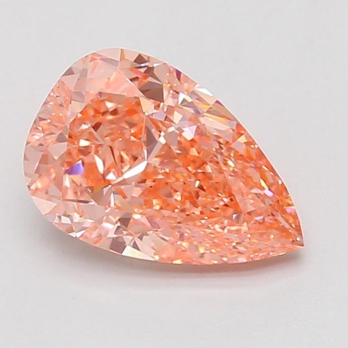 2.09 Ct. Fancy Vivid Pink Pear Lab Grown Diamond