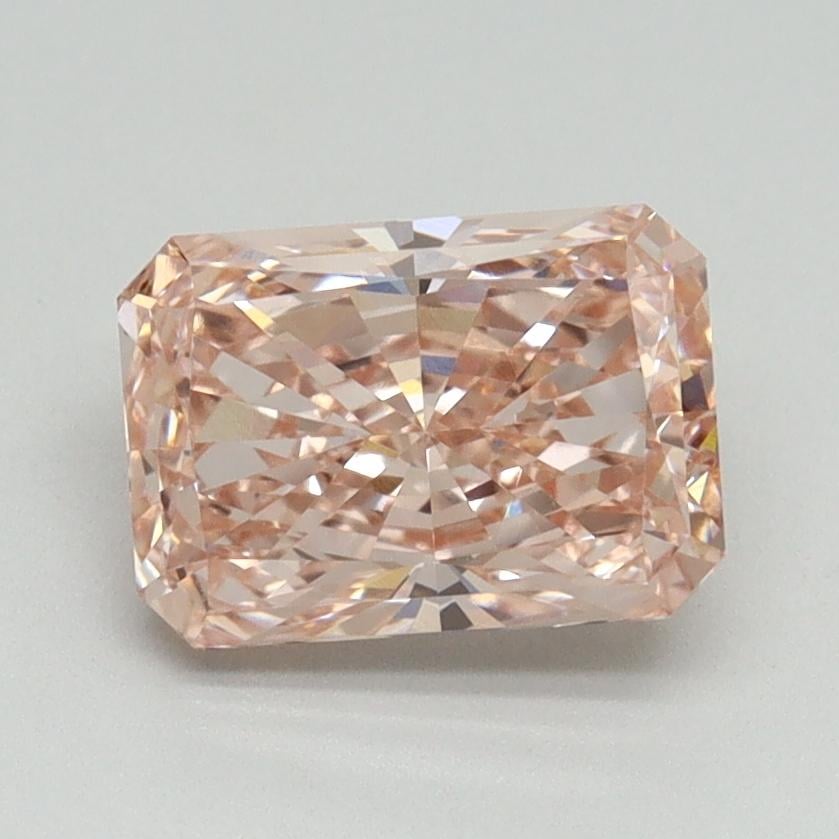 1.65 Ct. Fancy Intense Pink Radiant Lab Grown Diamond