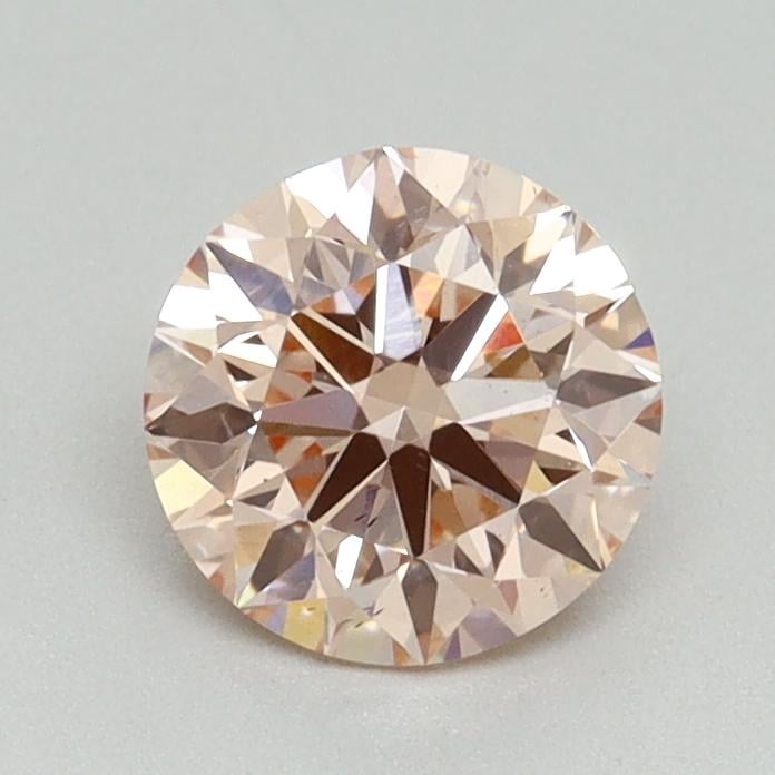0.97 Ct. Fancy Intense Pink Round Lab Grown Diamond