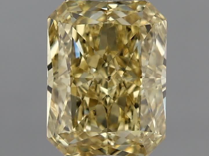 1.25 Ct. Fancy Intense  Yellow Radiant Lab Grown Diamond