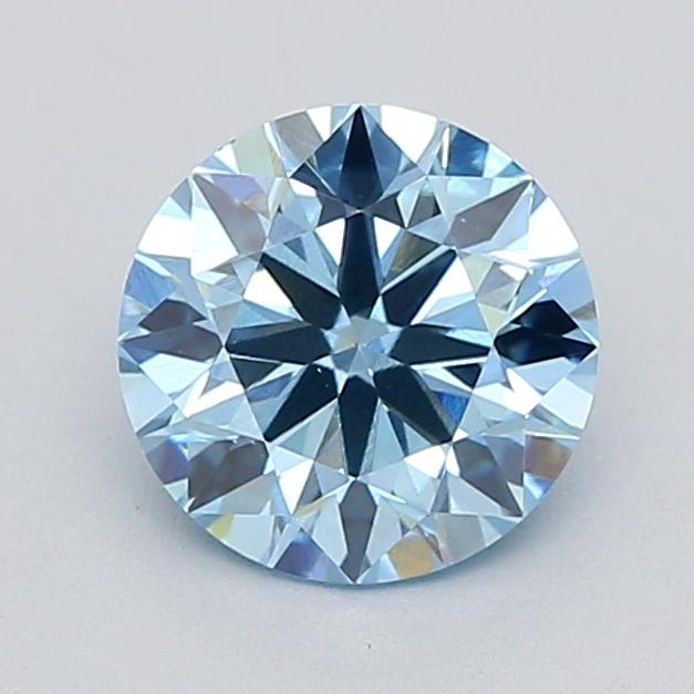 1.00 Ct. Fancy Intense  Blue Round Lab Grown Diamond