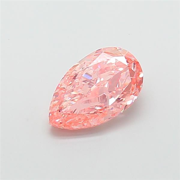 2.45 Ct. Fancy Vivid Pink Pear Lab Grown Diamond