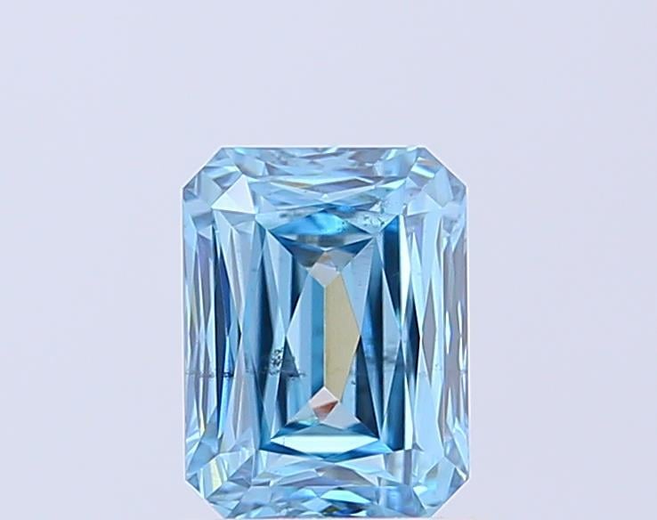1.71 Ct. Fancy Vivid Blue Radiant Lab Grown Diamond