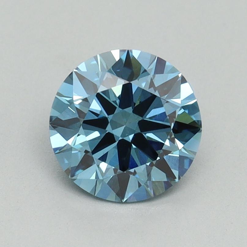 1.09 Ct. Fancy Vivid Blue Round Lab Grown Diamond
