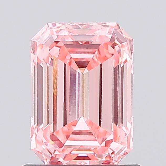 1.01 Ct. Fancy Vivid Pink Emerald Lab Grown Diamond