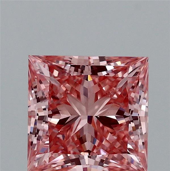 2.03 Ct. Fancy Vivid Pink Princess Lab Grown Diamond
