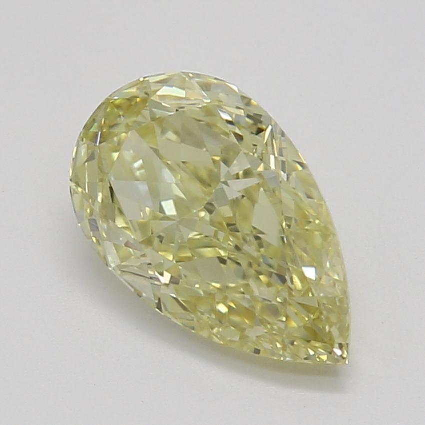 0.62 Ct. Fancy Yellow Pear Diamond