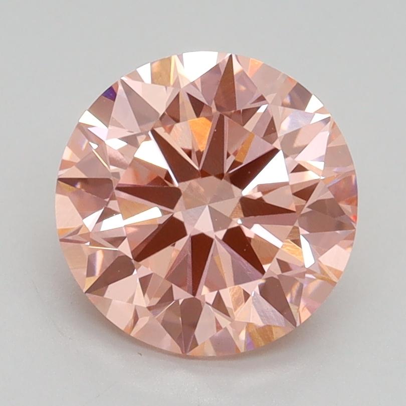2.02 Ct. Fancy Intense Pink Round Lab Grown Diamond