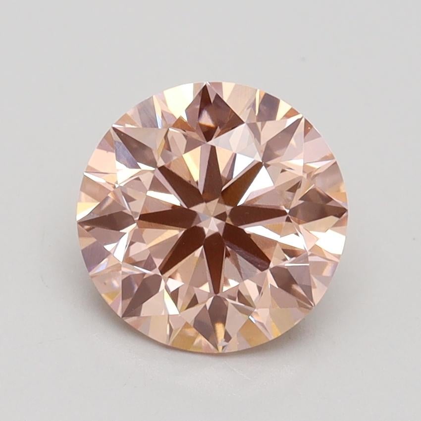 1.66 Ct. Fancy Intense Pink Round Lab Grown Diamond