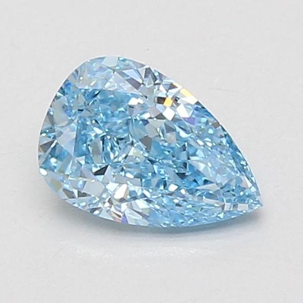 1.02 Ct. Fancy Vivid Blue Pear Lab Grown Diamond