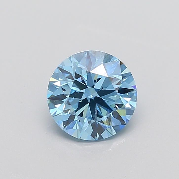 1.50 Ct. Fancy Vivid  Blue Round Lab Grown Diamond