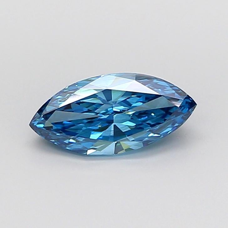 1.60 Ct. Fancy Vivid Blue Marquise Lab Grown Diamond