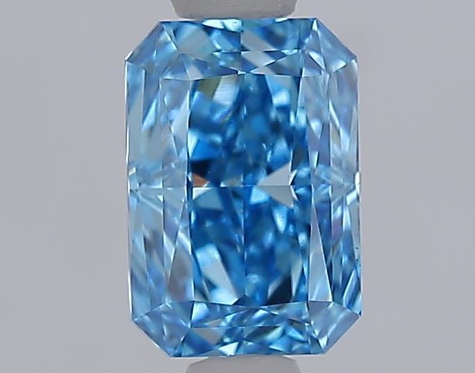 1.02 Ct. Fancy Vivid Blue Blue Radiant Lab Grown Diamond
