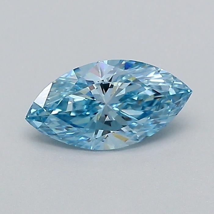0.51 Ct. Fancy Vivid  Blue Marquise Lab Grown Diamond