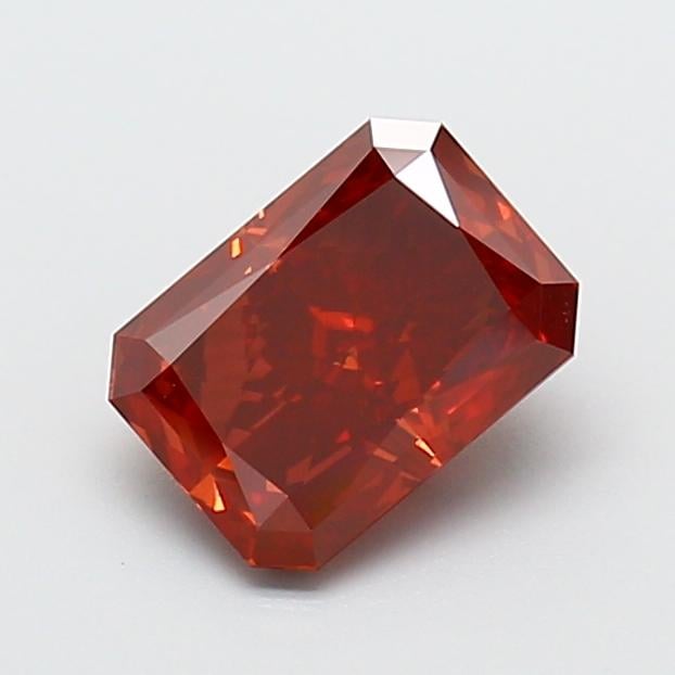 2.03 Ct. Fancy Vivid Red Radiant Lab Grown Diamond