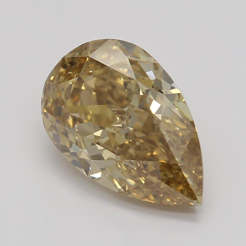 1.50 Ct. Fancy Brown-Yellow Pear Diamond