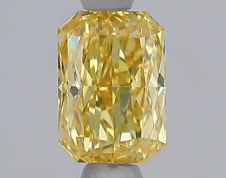 1.02 Ct. Fancy Vivid Yellow Radiant Lab Grown Diamond