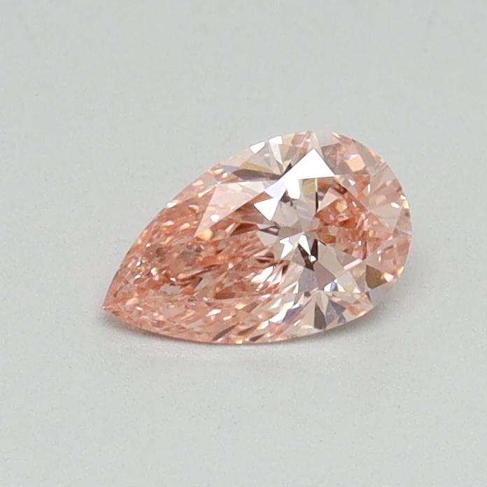 0.32 Ct. Fancy Vivid Pink Pear Lab Grown Diamond