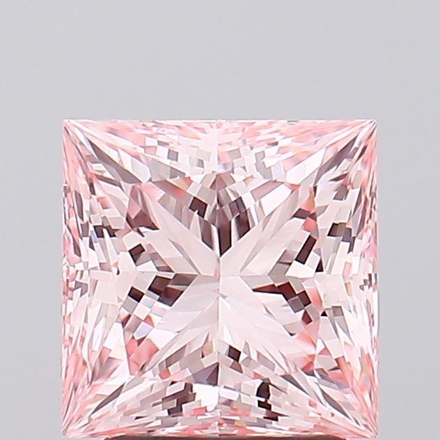 2.25 Ct. Fancy Intense Pink Princess Lab Grown Diamond
