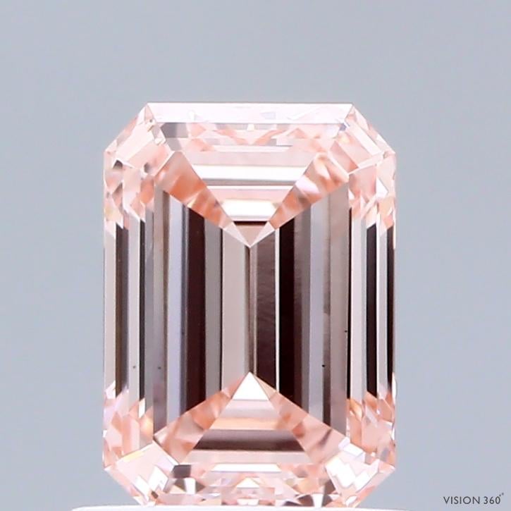 1.07 Ct. Fancy Intense Pink Emerald Lab Grown Diamond