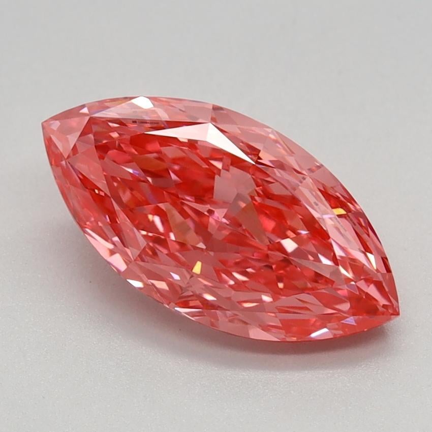 1.56 Ct. Fancy Vivid  Pink Marquise Lab Grown Diamond