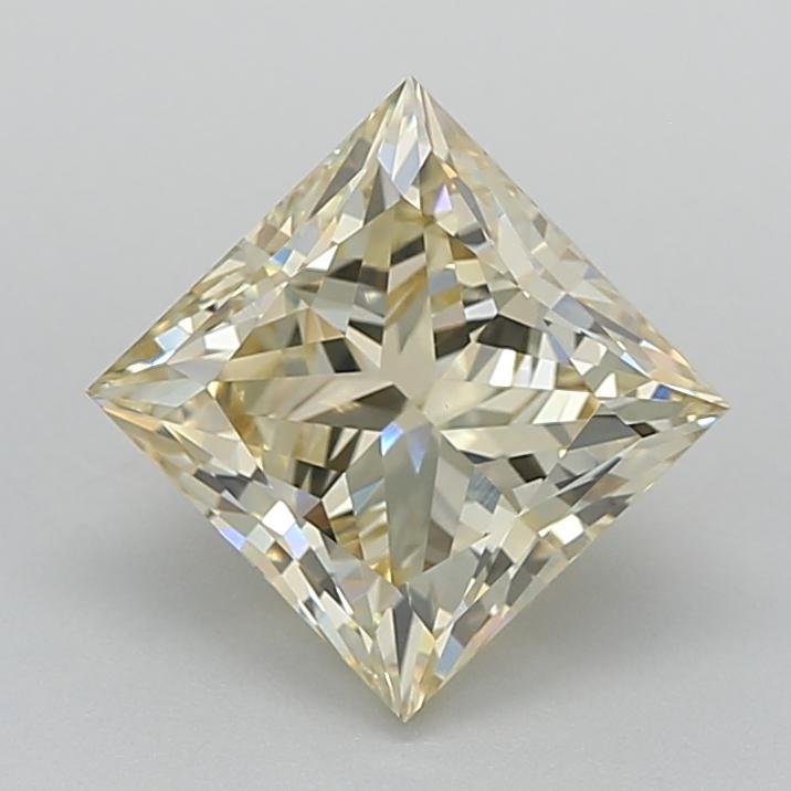 3.04 Ct. Fancy Intense  Yellow Princess Lab Grown Diamond