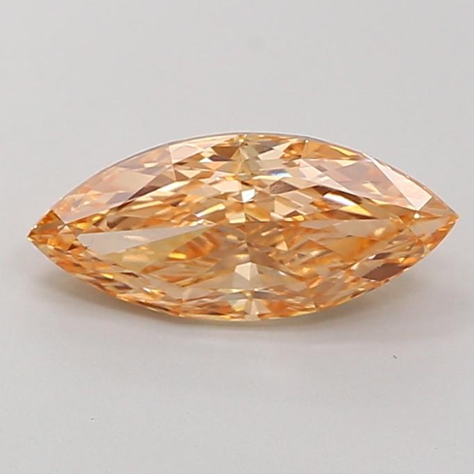 1.80 Ct. Fancy Intense Yellowish Orange Marquise Lab Grown Diamond