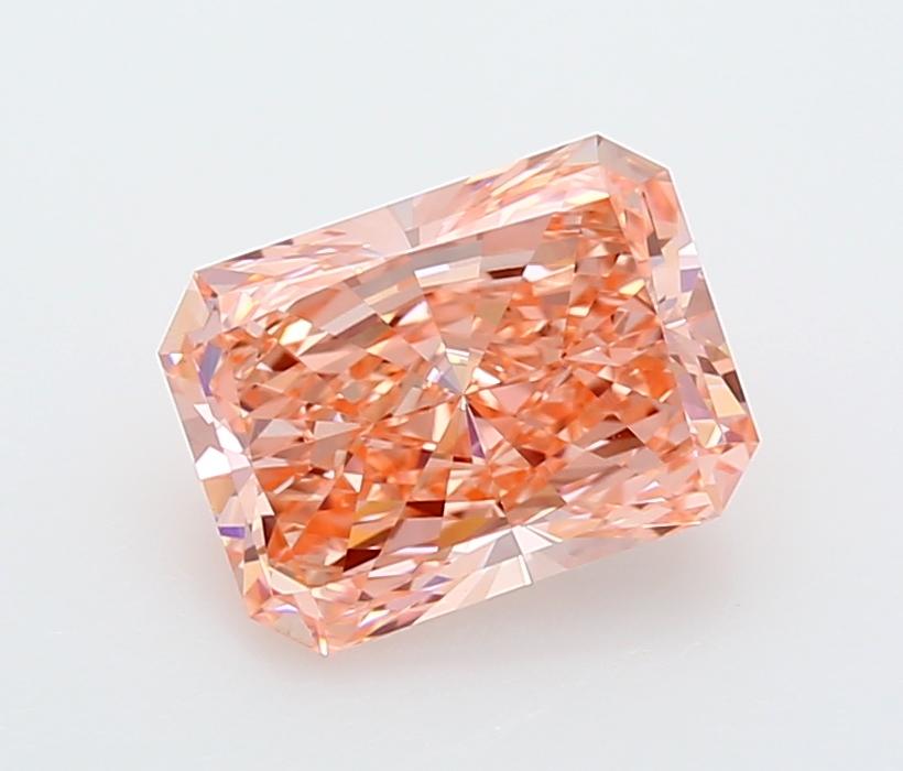 2.49 Ct. Fancy Vivid  Pink Radiant Lab Grown Diamond
