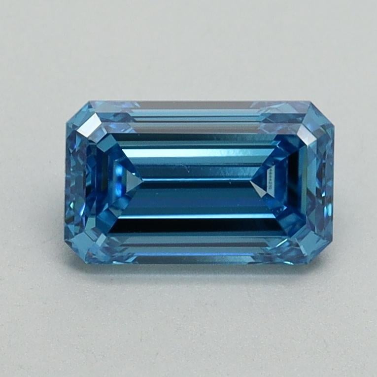 1.02 Ct. Fancy Vivid Blue Emerald Lab Grown Diamond