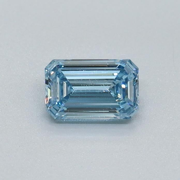 0.30 Ct. Fancy Vivid Malibu Blue Emerald Lab Grown Diamond