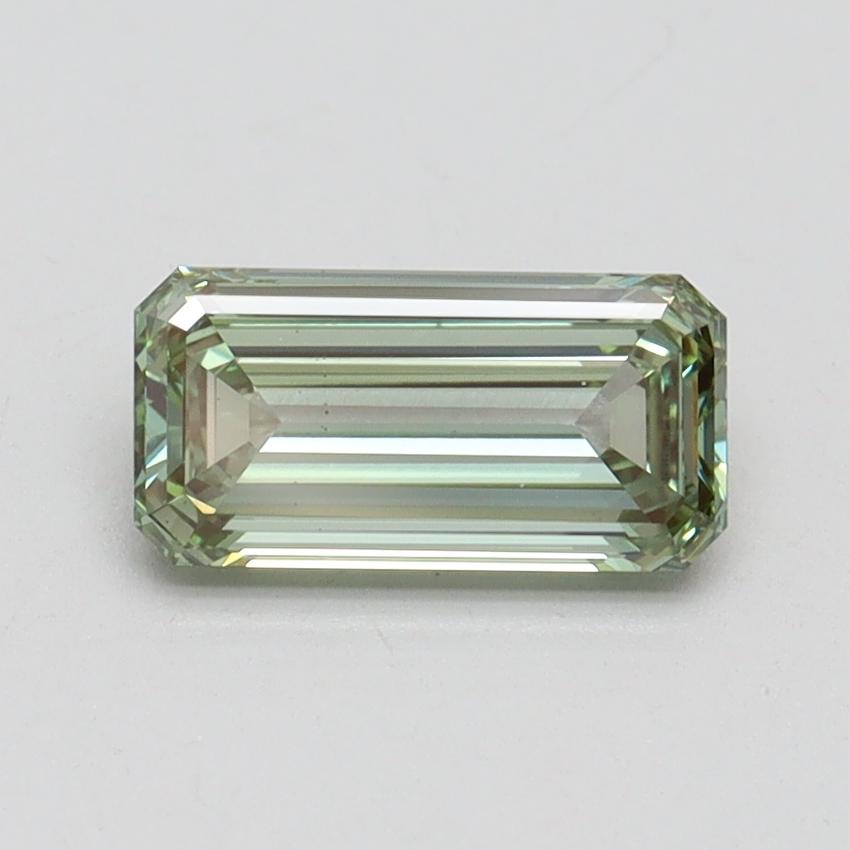 1.01 Ct. Fancy Intense Green Emerald Lab Grown Diamond